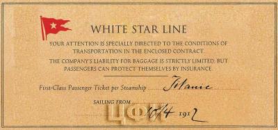 Острова Кука 1 доллар 2019 год «Билет на Титаник» (реверс).jpg