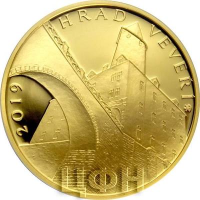 2019, Чехия 5000 крон «Замок Вевержи» (реверс).jpg