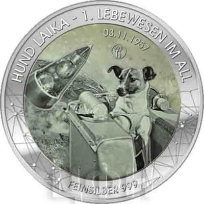 2019, Германия медаль «Лайка» (реверс).jpg