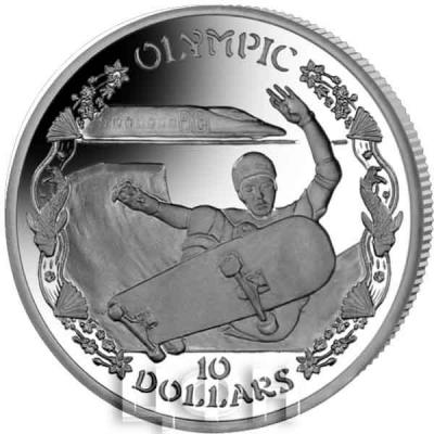2019 год Британские Виргинские острова 10 долларов «OLYMPIC». (реверс).jpg