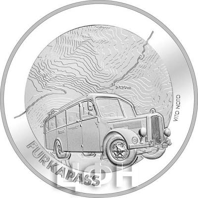 2019, Швейцария 20 франков «Фурка» (реверс).jpg