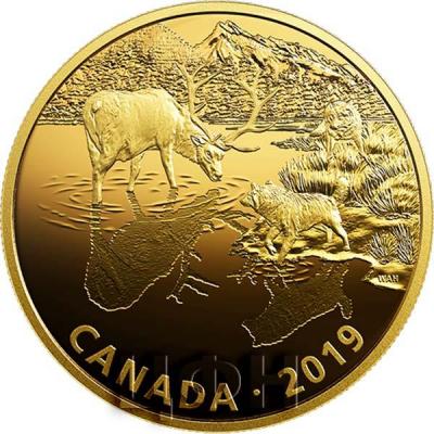 2019 год Канада «Wolves and Elk» (реверс).jpg