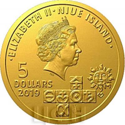 2019, Ниуэ 5 долларов (аверс).jpg