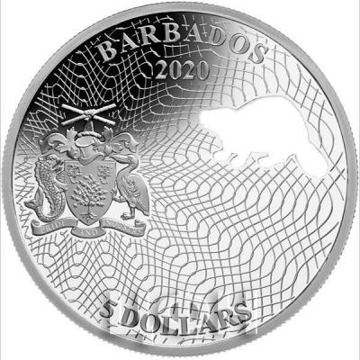 2019 год Барбадос 5 долларов (аверс).jpg
