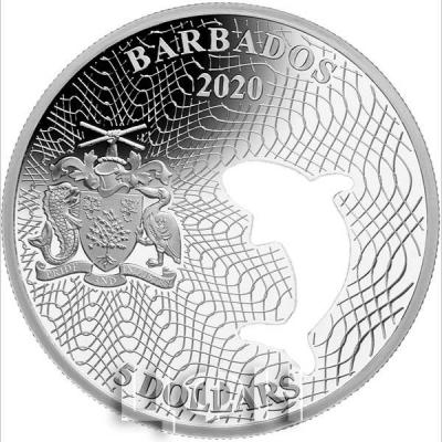 2019 год Барбадос 5 долларов (аверс).jpg