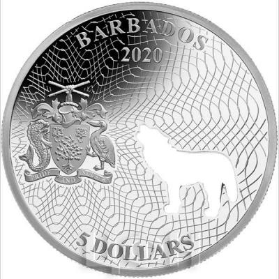 2019 год Барбадос 5 долларов (аверс).jpg
