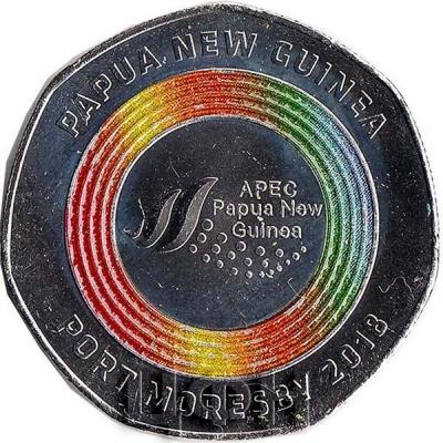 2018 Папуа 100 динаров «Спутник» (реверс).jpg