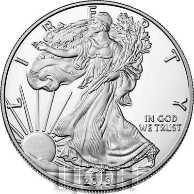 2. Монета США 1 доллар  2019 года (аверс).jpg