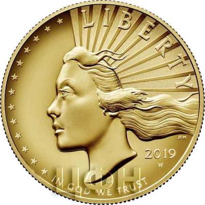 2  Монета США 100 долларов  2019 года (аверс).jpg