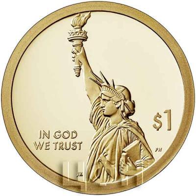 2  Монета США 1 доллар 2019 года (аверс).jpg