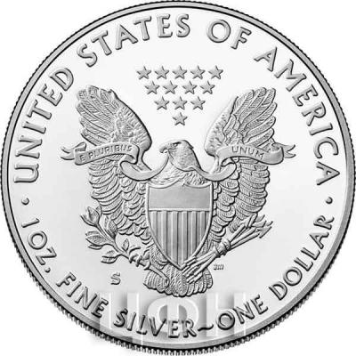 2  Монета США 1 доллар  2019 года (реверс).jpg