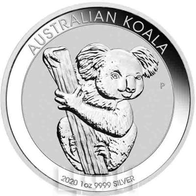 2020, Австралия 1$ «Коала» (реверс).jpg