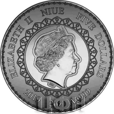 2019, Ниуэ 5$ «Мандала»  (аверс).jpg