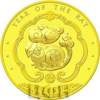 Бутан 2020 «Год Крысы» (аверс).jpg