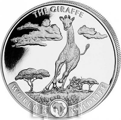 Конго 20 франков 2019 года «Жираф» (реверс).jpg