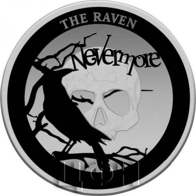 2019, Ниуэ 5$ «THE RAVEN» (реверс).jpg
