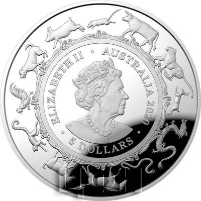 Австралия 2020 год 5$ «Год Крысы» (аверс).jpg