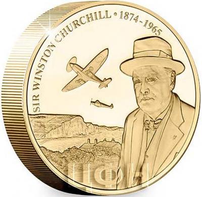 Острова Кука 1$ 2019 года «Черчилль» (реверс).jpg