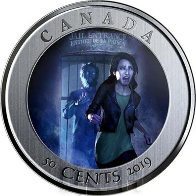 2019, Канада 50 центов «Призрак Хостела Jail Ottawa» (реверс).jpg