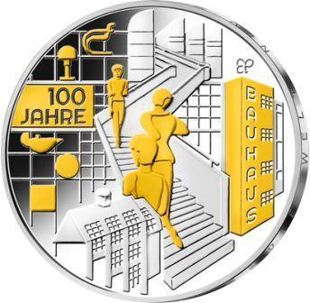 Германия 20 евро 2019 100 лет Баухауса Позолота (1).jpg