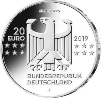 Германия 20 евро 2019 100 лет Баухауса Позолота (2).jpg