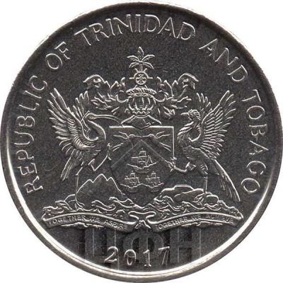 2017 Тринидад и Тобаго 10 центов (аверс).jpg