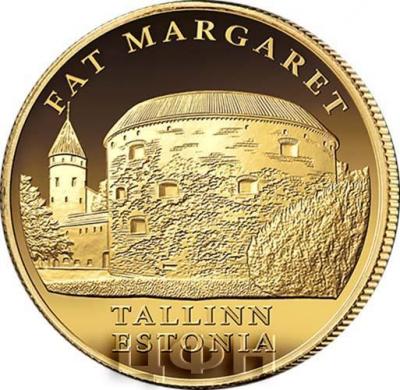 2 доллара Ниуэ 2017 год  Таллинн (реверс).jpg