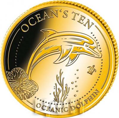 Ниуэ 2019 год $2.5 «OCEANIC DOLPHIN» (реверс).jpg