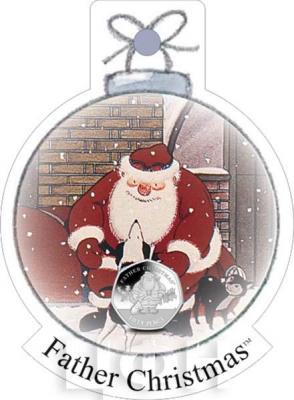 50 пенсов Гибралтар 2019 «FATHER CHRISTMAS» (реверс).jpg
