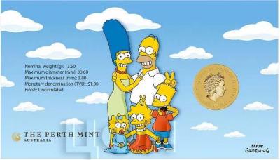 Тувалу 1$ 2019 год «Симсоны» (аверс).jpg