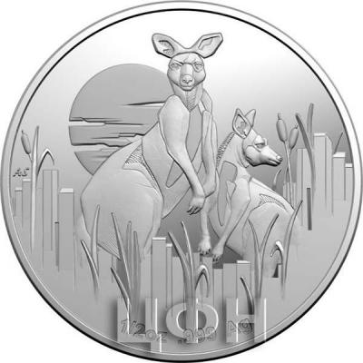 Австралия 2020 год 1 доллар «Кенгуру» (реверс).jpg