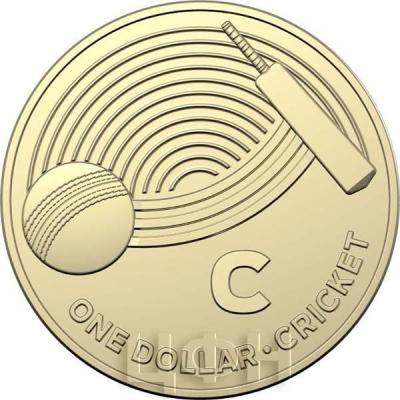 Австралия 2019 год 1 доллар  «The Great Aussie Coin Hunt A-Z» (реверс).jpg