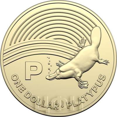 Австралия 2019 год 1 доллар  «The Great Aussie Coin Hunt A-Z» (реверс).jpg