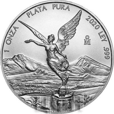 2020 Мексика Libertad 2020 года серебро (реверс).jpg