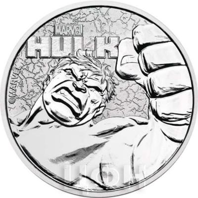Тувалу 1$ 2019 год «HULK» (реверс).jpg
