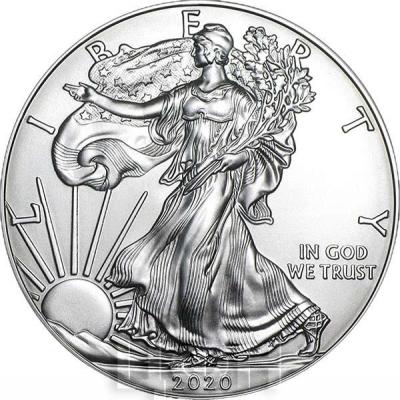 1 доллар США 2020 года - «Серебряный орел» (аверс).jpg