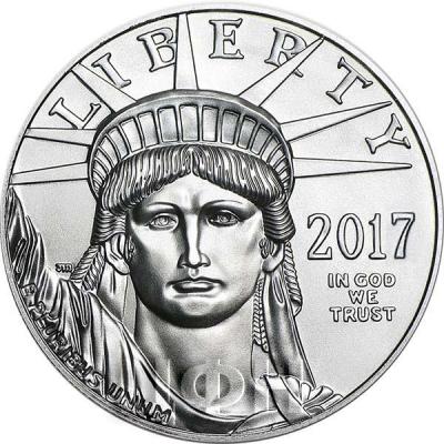 100 долларов США - «Платиновый орёл» (аверс).jpg