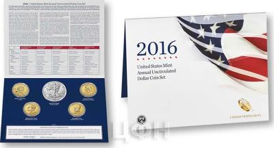 «U.S. Mint Annual Uncirculated Dollar Coin Set for 2016» Набор США 2016 года  (реверс).jpg