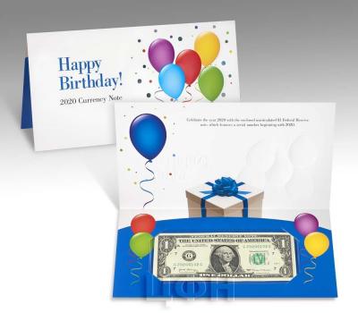 2020, США «Happy Birthday Currency Note 2020».jpg