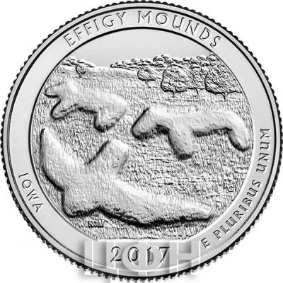 «2017 Effigy Mounds Quarter Coin Value Prices».jpg