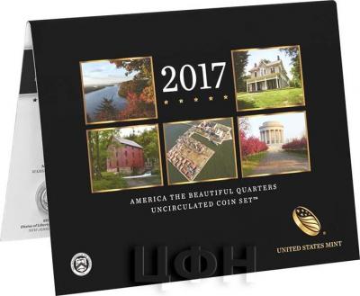 «America the Beautiful Quarters 2017 Uncirculated Coin Set.».jpg