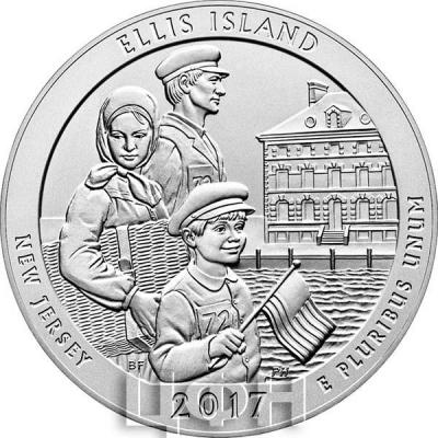 «Ellis Island 2017 Uncirculated Five Ounce Silver Coin».jpg