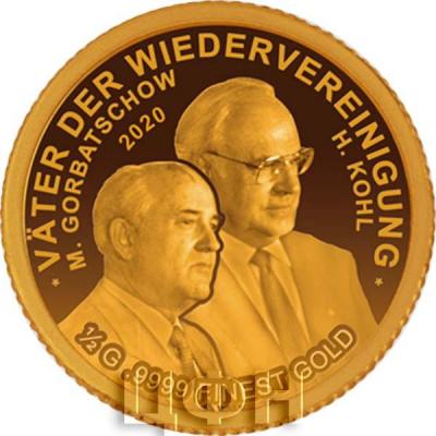 Гвинея 1000 франков 2020 год «Väter der Wiedervereinigung» (реверс).jpg
