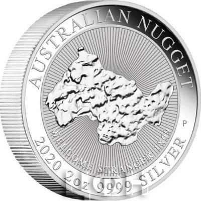 Австралия 2$ 2020 год «WELCOME STRANGER 1869» (реверс).jpg