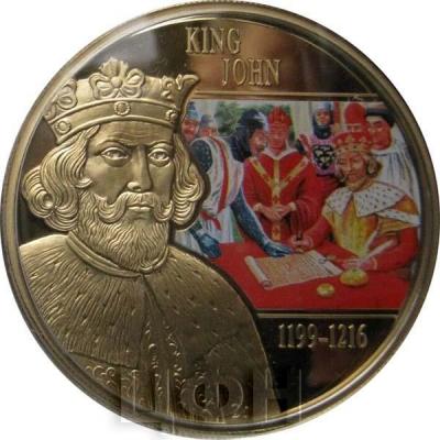 1 доллар 2015 года Острова Кука «KING JOHN» (реверс).jpg
