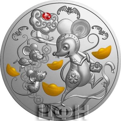 Фиджи 2$ 2020 год «Год Крысы» (реверс).jpg