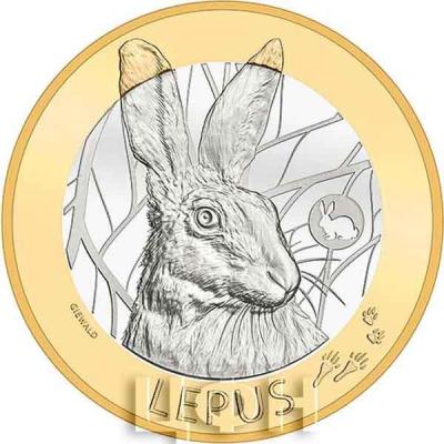 Швейцария 10 франков 2020 года «LEPUS» (реверс).jpg