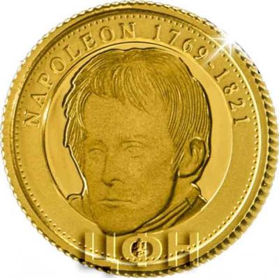 Остров Святой Елены 2019 года «NAPOLEON 1769 - 1821» (реверс).jpg