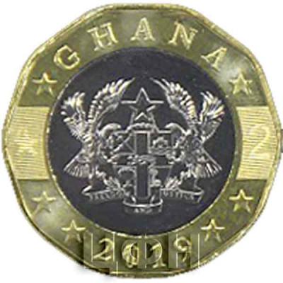 GH¢ 2, 2019 год Гана 2 седи (аверс).jpg