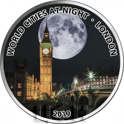 2019 Конго 10 франков «WORLD CITIES AT NIGHT LONDON» (реверс).jpg